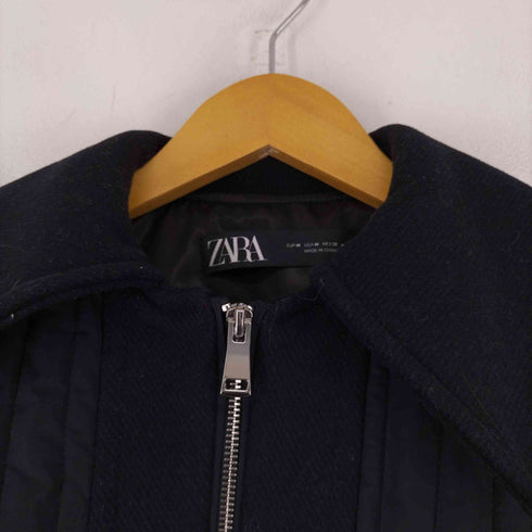 ザラ ZARA コントラストパフジャケット レディース import:M
