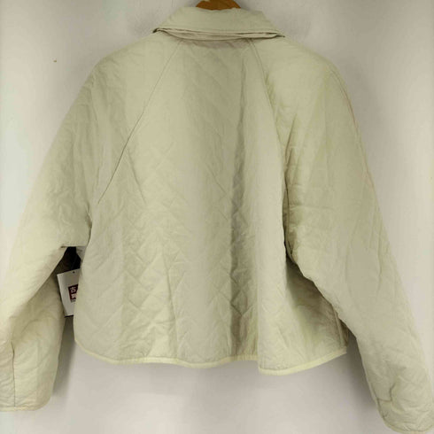 ザラ ZARA クロップド キルティング シャツジャケット レディース import:M