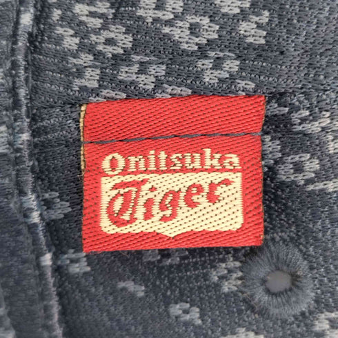 オニツカタイガー ONITSUKA TIGER 総柄バケットハット メンズ FREE