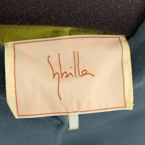 シビラ Sybilla バイカラーリバーウールコート レディース JPN:M