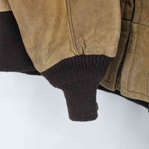 ショット Schott MADE IN USA G-1 レザーフライトジャケット IDEAL ZIPPER レディース 38
