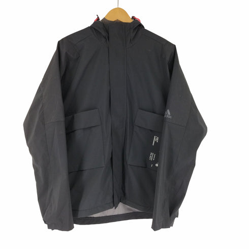 アディダス adidas ポリ地ジップアップジャケット メンズ import:L