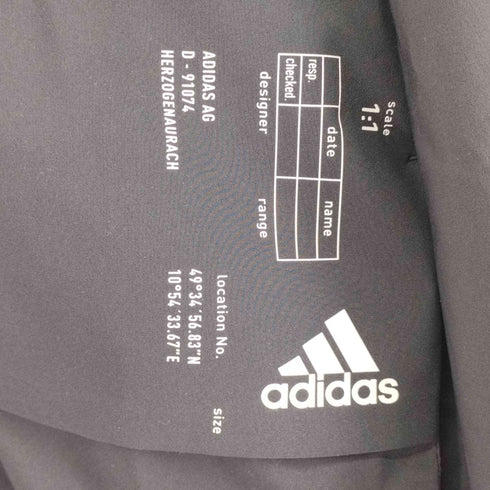アディダス adidas ポリ地ジップアップジャケット メンズ import:L