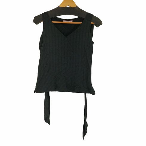 ピーエスポールスミス PS Paul Smith woman クロス刺繍 ボウタイノースリーブシャツ レディース EUR:40