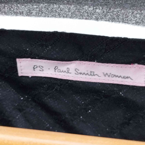 ピーエスポールスミス PS Paul Smith woman クロス刺繍 ボウタイノースリーブシャツ レディース EUR:40