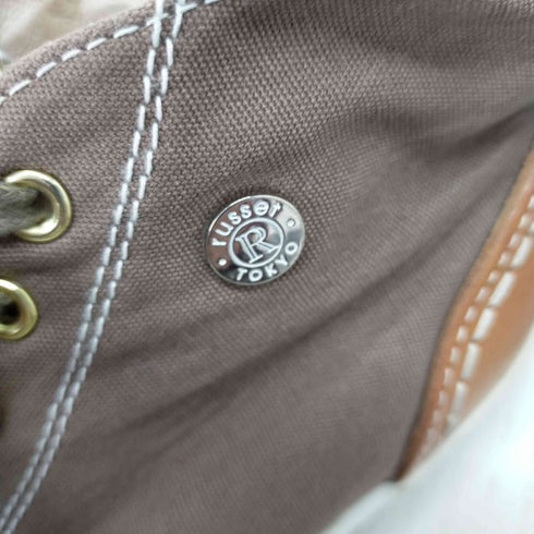 ラシット russet Allison レザー切替キャンバススニーカー レディース JPN:37