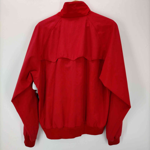 ランズエンド LANDS END 旧タグ 裏地チェック柄 スイングトップ ジップアップ ブルゾン ジャケット メンズ import:L