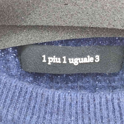 ウノピュウノウグァーレトレ 1 piu 1 uguale 3 19AW Cashmere Waffle Knit 前ガゼット ウールカシミア メランジサーマルニット レディース VI(6)