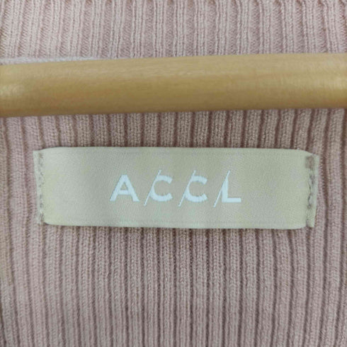 ビッグボリュームギャザートップス ACCL チャイナアシメカーディガン レディース FREE