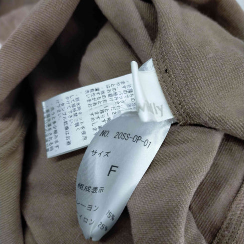 ウィルフリー willfully レーヨンシャツワンピース レディース FREE