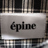エピヌ epine フリル チェックシャツ レディース