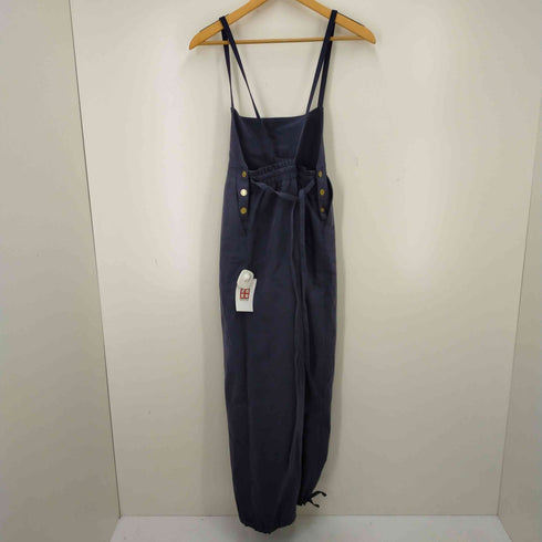 トゥモローランドコレクション TOMORROWLAND collection 22SS ギャバリーチノ サロペット シルク混 裾ドローコードサロペット レディース 34