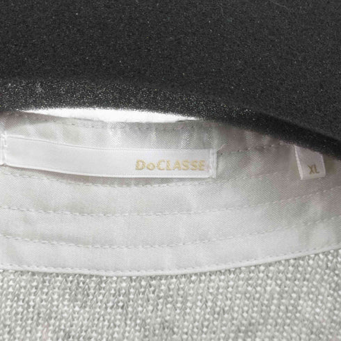 ドゥクラッセ DoCLASSE メランジリネンニット レディース JPN:XL