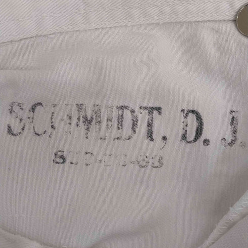 SCHMIDT ベルトループ オフセット ワークパン ジャーマンワーク ワイドフレア メンズ