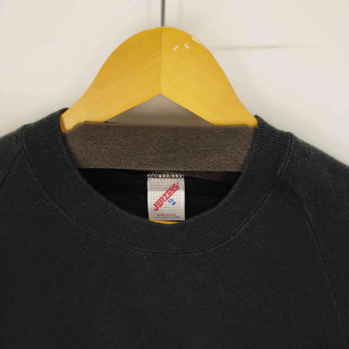 ジャージーズ JERZEES USA製 企業ロゴ ラグランスリーブスウェット メンズ import:XL