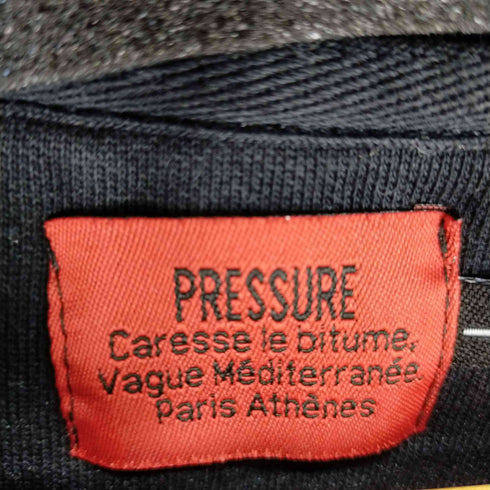 プレッシャー PRESSURE バックプリントオーバーサイズスウェット メンズ import:L