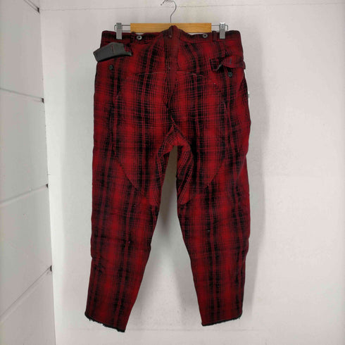 ウールリッチ WOOLRICH 40s A-4 SUIT/CONMARジップ ジョッパーズチェックパンツ メンズ
