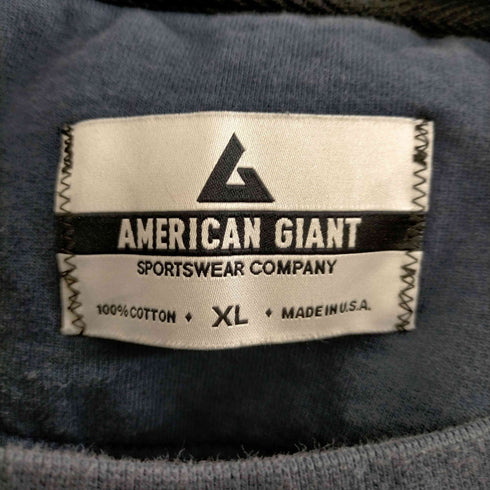 AMERICAN GIANT Vガゼットラグランスウェット メンズ JPN:XL