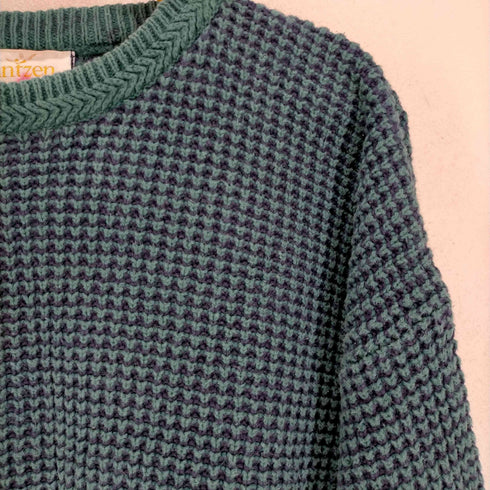 ジャンセン jantzen 70s ワッフル編みニット メンズ JPN:L