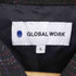グローバルワーク GLOBAL WORK フェイクウール チェックブルゾン メンズ JPN:L