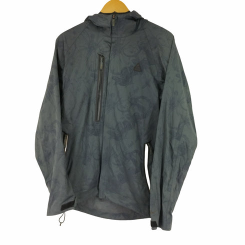 ナイキエーシージー NIKE ACG STORM-FIT 止水ジップ ポリナイロン総柄 フーディ メンズ import:L