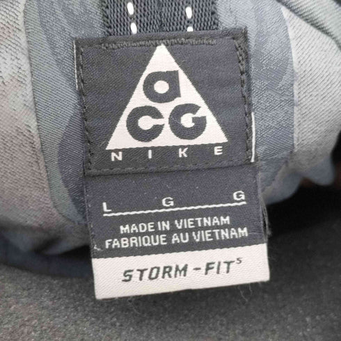 ナイキエーシージー NIKE ACG STORM-FIT 止水ジップ ポリナイロン総柄 フーディ メンズ import:L