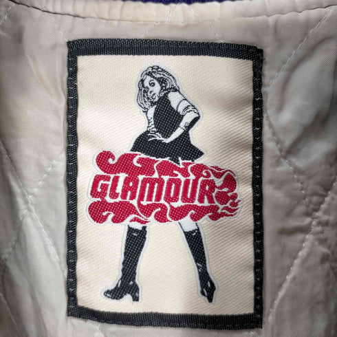 ヒステリックグラマー HYSTERIC GLAMOUR 袖レザーウールスタジャン レディース FREE