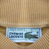 シュミーズ ラコステ CHEMISE LACOSTE 80s 鹿の子 ロゴ刺繍パッチ スウェット メンズ JPN:4