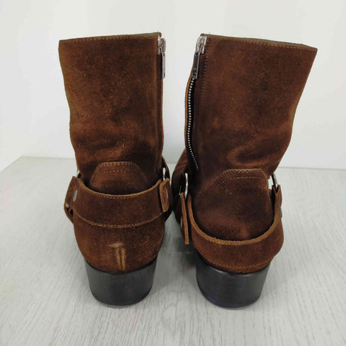 サンローランパリ SAINT LAURENT PARIS クラシックワイアットハーネスブーツ スエード リング メンズ