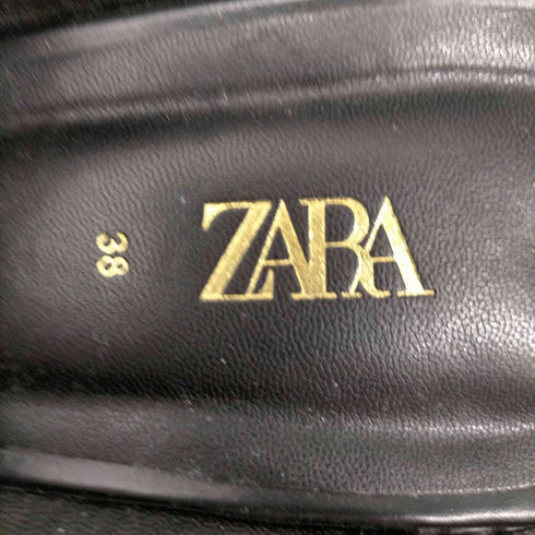 ザラ ZARA フラットトラックソールミュール サンダル レディース JPN:38