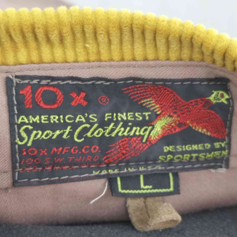 フメイ 10x 70s America's Finest Sport Clothing スウェード切替ハンティングジャケット メンズ JPN:L