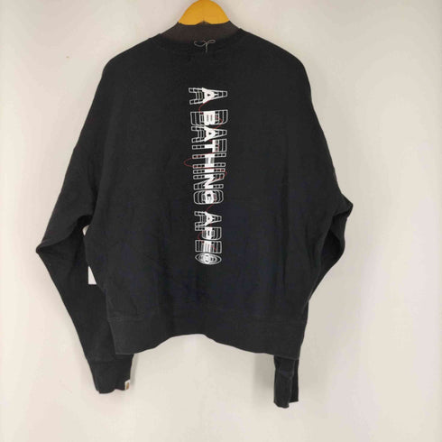アベイシングエイプ A BATHING APE 両面プリント L/S スウェット メンズ JPN:M