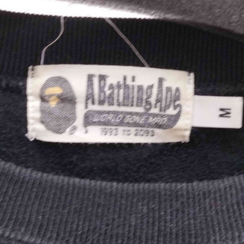 アベイシングエイプ A BATHING APE 両面プリント L/S スウェット メンズ JPN:M