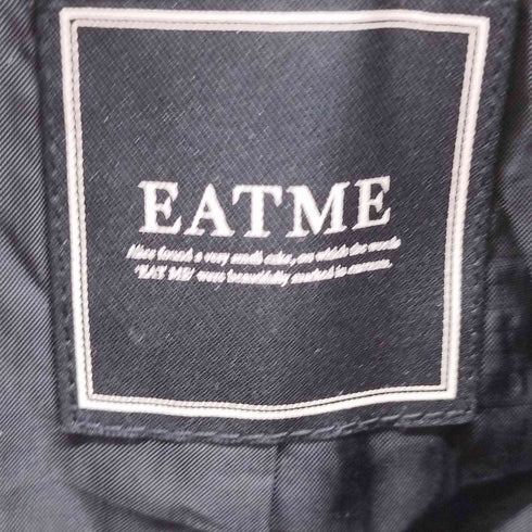 イートミー EATME 襟異素材切替チェックジャケット レディース