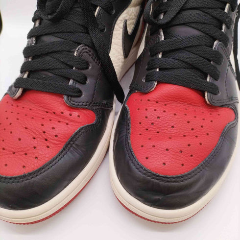 ジョーダンブランド JORDAN BRAND Nike Air Jordan 1 Retro High OG Bred Toe エアジョーダン 1 レトロ ハイ OG ブレッド トゥ メンズ JPN:27
