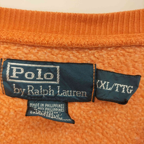 ポロバイラルフローレン Polo by RALPH LAUREN 90S ビッグシルエット Vネック プルオーバー スウェット メンズ import:XXL