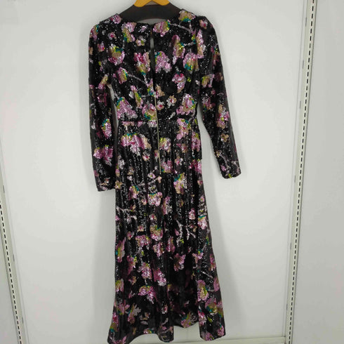 セルフポートレイト self-portrait TWIST MIDNIGHT BLOOM SEQUIN DRESS レディース UK:6