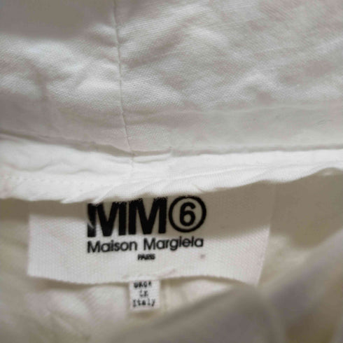 エムエムシックス メゾンマルジェラ MM6 Maison Margiela 20SS ハイライズ ボタンフライ ワイドストレートデニム レディース 38