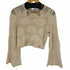 ザラ ZARA ショート丈 メッシュニット レディース import:S