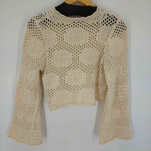 ザラ ZARA ショート丈 メッシュニット レディース import:S
