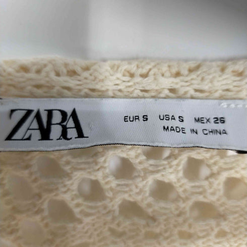 ザラ ZARA ショート丈 メッシュニット レディース import:S