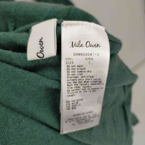ミラオーウェン Mila Owen タートルネックニットワンピ レディース JPN:1