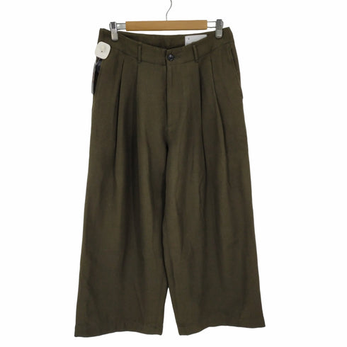 ヴォアーブ VOAAOV Wool Tuck Wide Pants メンズ 2