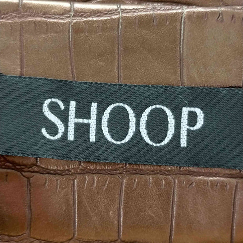 シュープ Shoop APORIA JACKET クロコ型押し ジップアップジャケット メンズ