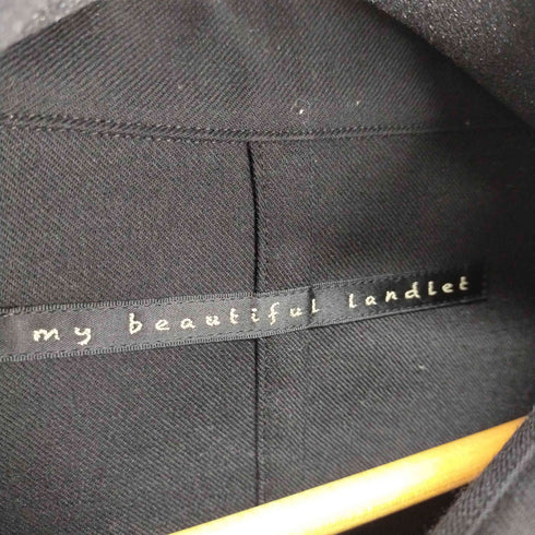 マイビューティフルランドレット my beautiful landlet 20AW ツイルウール シャツジャケット メンズ 1
