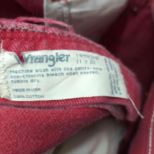 ラングラー Wrangler 90S USA製 カラー ジップフライ デニム パンツ メンズ 11×30