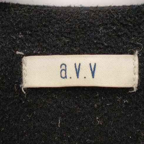 アー・ヴェ・ヴェ A.V.V ノーカラーロングコート レディース JPN:L