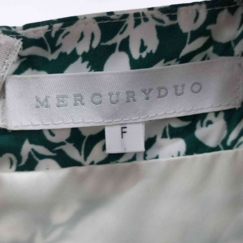 マーキュリーデュオ MERCURYDUO ボタン付フラワーカシュクールワンピース レディース FREE