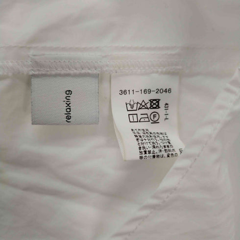 グリーンレーベルリラクシング GREEN LABEL RELAXING 2way仕様 ビッグカラーシャツ レディース