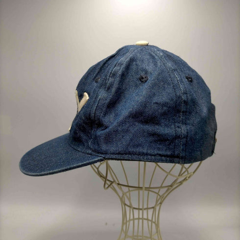 IDEAL CAP COPNY NY ロゴ 6パネル デニム キャップ メンズ